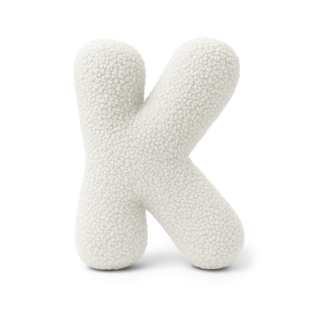 Meowbaby Alphabet Letter Pillow Off White | Bearly