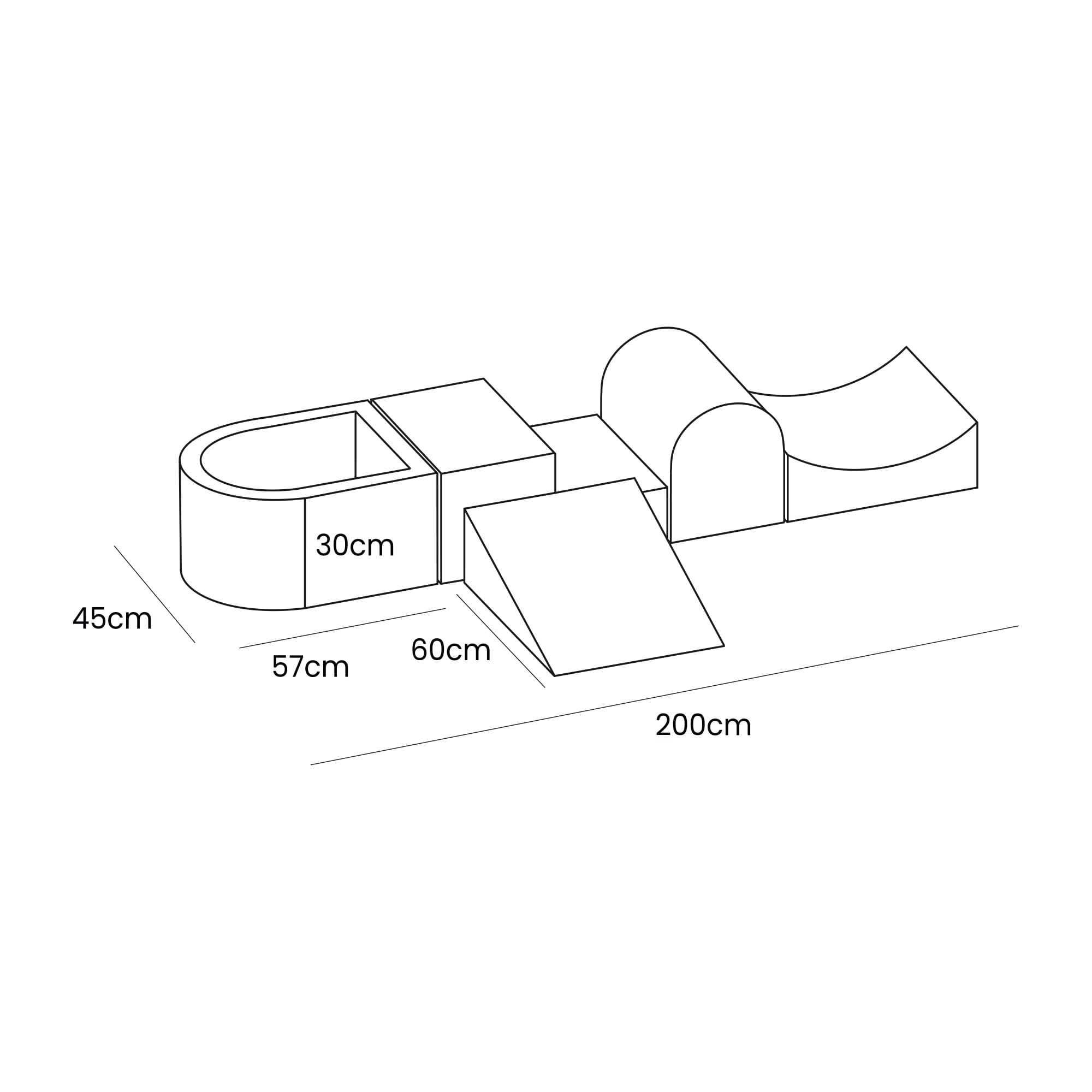 Aesthetic Foam Playground 5 Elements Meowbaby